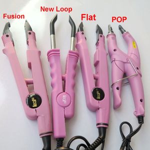 Fusion Hair Extension Iron Keratin Bonding Tools Fusion Heat Connector met UK EU AU US Plug Four Stype