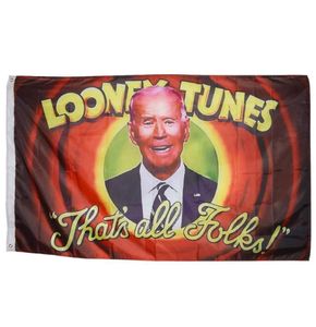 Looney Tunes That039S All Folk Biden 3x5ft vlaggen Outdoor 150x90cm Banners 100D Polyester Hoge kwaliteit Vivid Color met twee Bras3016264