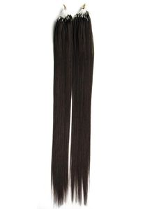 Loop Micro Remy Straight Tip Haar 100g Loop Micro Ring Human Hair Extensions Link Kraal Echte Europese Salonstijl Haar8562803