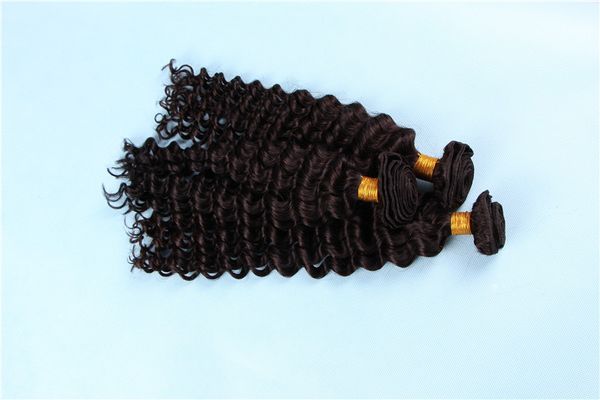 Puntos de cabello humano peruano, flojo, elibes de cabello de cabello humano malasio Brasil 3 4 piezas de cabello rizado profundo extensiones gratis