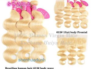Loose Deep Wave Lace menselijk haarpruiken 613 Body Wave Haar Gordijn Haarblok Peruaans haar Echte Haarpruik Dames Wig