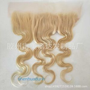 Lace De profonde vague Human Heugs Wigs Best de cheveux des cheveux humains Bloc de cheveux tissés à la main 13 4 Gold Gol