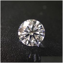 Diamants en vrac 2.5Ct Carat 8.5Mm Ef Couleur Moissanite Pierre Brillante Coupe Ronde Clarté Vvs1 Excellente Bague En Diamant De Laboratoire Matérielloose D Otg2Z