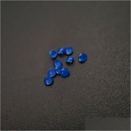 Losse diamanten 230/1 goede kwaliteit hoge temperatuurbestendigheid nano-edelstenen facet rond 0,8-2,2 mm donker opaal spinel blauw syntheti Dhgarden Dhwgo