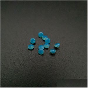 Diamants en vrac 232 Bonne qualité Résistance aux hautes températures Nano Gems Facette ronde 2,25-3,0 mm Opale foncée Aigue-marine Verdâtre B Dhgarden Dhpft