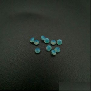 Diamants en vrac 253 Bonne qualité Résistance aux hautes températures Nano Gems Facette ronde 2,25-3,0 mm Opale moyenne Grisâtre Vert Bleu Dhgarden Dhd1D