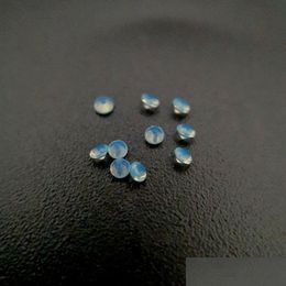 Losse diamanten 254 goede kwaliteit hoge temperatuurbestendigheid nano-edelstenen facet rond 0,8-2,2 mm licht opaal grijsachtig groen blauw Sy Dhgarden Dh4Vz