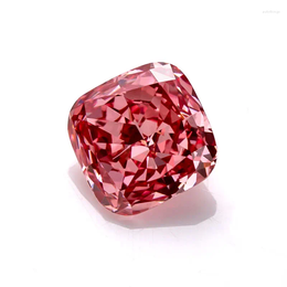 Diamantes sueltos 4,5 mm COLOR rosa VVS1 Calidad superior Corte COJÍN Moissanite Piedra preciosa Fábrica Joyería fina Precio al por mayor