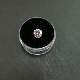 Losse diamanten 7,5 mm ij kleur 1.5ct karaat perfecte ronde gesneden moissaniet steen aanpasbare bruiloft diamantring voor damesblazing