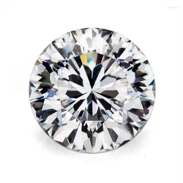 Diamants en vrac 9 coeur et 1 coupé de fleur 5 mm D Super blanc VVS1 Moissanite pour le collier d'anneau de bijoux Synthétique