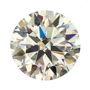 Diamants en vrac, prix estimatifs, couleur GH, véritable pierre de Moissanite, 1,0 ct, 6,5 mm, diamant cultivé en laboratoire, Moissanita Pass (sans certificat GRA)