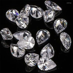 Diamantes sueltos Excelente pera cortada 1.5 3 mm Good Fire Moissanite Gemstone Gemstone Diamante sintético para joyas que hacen mucho 10 piezas