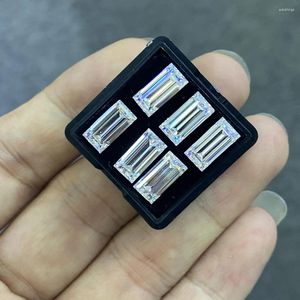 Losse diamanten Excllent 5x10mm Baguette Cut GRA Lab Moissanite White D VVS1 Edelsteen