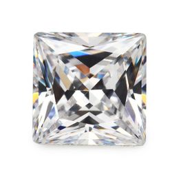Diamants en vrac Fashion Facotry Direct Mix Couleur 30 pcs / sac 8x8 mm Princesse Coupe à facettes Forme 5A Vvs Zircone cubique pour bijoux Dhapp