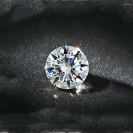 Certificat de diamants en vrac GRA 5ct Mossanite Diamond Round 11 mm Excellent Great Fire Stone pour la fabrication de bijoux