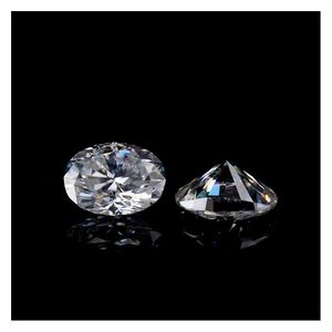 Losse diamanten hoogwaardige Moissanite edelsteen zeer uitstekende briljant geslepen ovale 3X2Mm grote brand E-F kleur synthetische diamant Dhgarden Dhstc