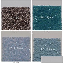 Losse diamanten Hoge kwaliteit rond 2,25-M 259 kleuren Facet geslepen Nanogem-kristal Thermostabiele synthetische edelsteen voor sieraden Dhgarden Dhtln