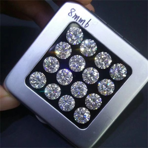 Diamants en vrac inbeaut Excellent Heart Flower Cut Pass Diamond Test 1 D Color s Forever Love Gemstone Jewelry 230619