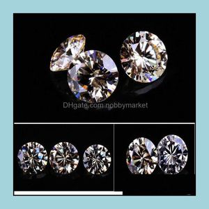 Losse diamanten sieraden 200psc / partij Hoge kwaliteit 3A Clear Cubic Zirconia Synthetische edelstenen steen voor 5.25-8mm Drop levering 2021 Q6HCE