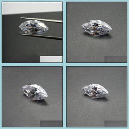 Losse Diamanten Sieraden Hoge Kwaliteit Duidelijke Slijpsteen Marquise 1.5 * 3-4 * 8mm Cubic Zirconia Brilliant Hine Snijd synthetische stenen voor CZ DR