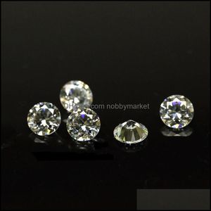 Losse diamanten sieraden Prijs 1000 stks / partij 1.7mm-2.4mm 3a kwaliteitslaboratorium geschapen diamant wit ronde cubic zirconia cz stenen voor het maken van drop del