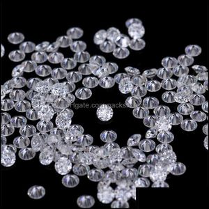 Losse diamanten losse diamanten sieraden hoogwaardige 3ex gesneden ronde 1 12 8 mm vuur grade moissaniet diamant 1ct/lot279c drop levering 20 otrmo