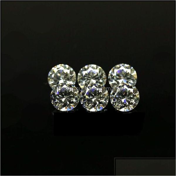Diamants en vrac Diamants en vrac Prix de bijoux Petite taille 0,7 mm-1,6 mm 3A Qualité Simated Diamond Blanc Forme ronde Zircone cubique Cz Ston Dhkfc