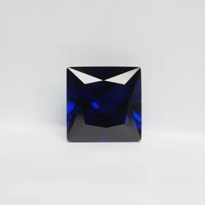 Diamants en vrac Meisidian 5A qualité carrée taille princesse 5.5x5.5mm laboratoire pierre saphir bleu Royal