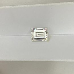 Diamants en vrac Meissidian D VVS1 Whhite Color 5x7mm 1carat Baguette Cut Moissanite Diamond Gemstone Ring Making