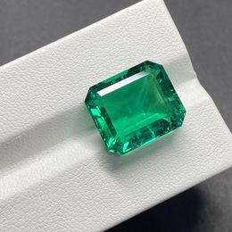 Diamanti sciolti Meisidian Muzo 9X7mm 2cts Forma ottagonale Pietra verde smeraldo idrotermale Prezzo 230320