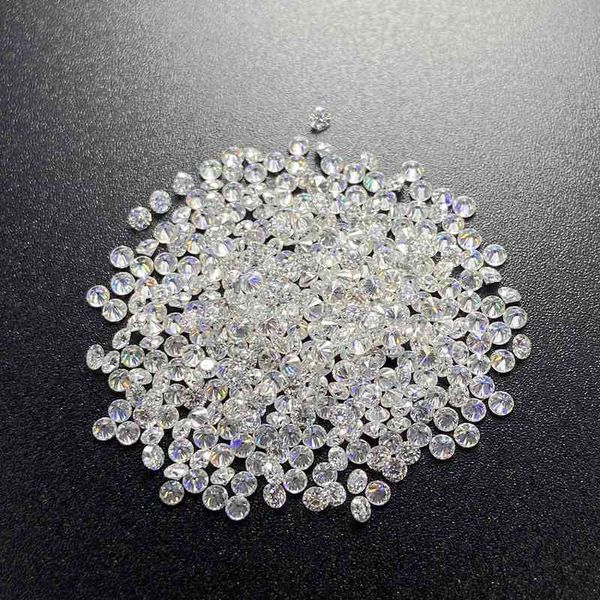 Diamantes sueltos Mosangnai 0,7-3 mm Cuerpo a cuerpo Tamaño D VVS1 Moissanita suelta Precio por quilate para fabricación de relojes de diamantes completamente helados Diamante