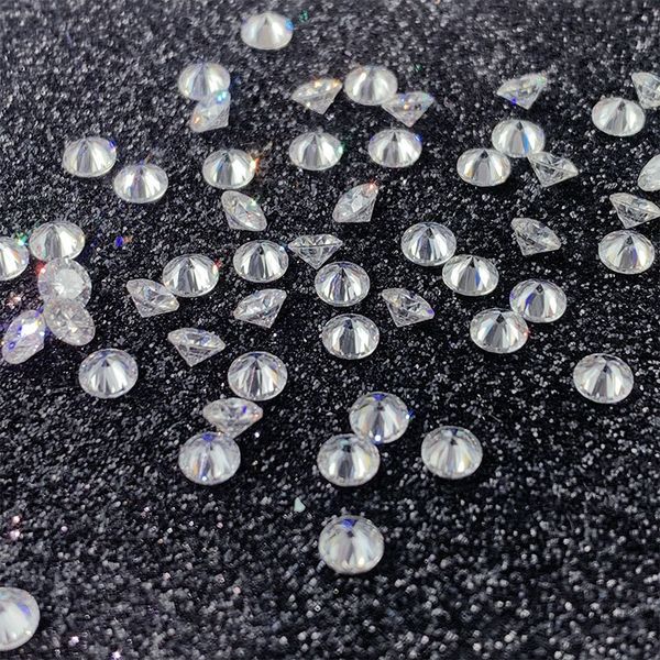 Diamants en vrac Queenme prix de gros 1ct pierre en vrac petite taille 0.8 ~ 6.5mm D couleur ronde coupe laboratoire diamant gemme 230607