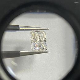 Les diamants en vrac vendent une grande taille 10x14 mm coupé radieux Moisanite Diamond pierre blanc d vvs couleur incolore