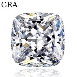 Diamants en vrac vente coussin pierres précieuses en vrac pierres 1ct à 13ct D couleur VVS1 laboratoire excellente coupe vrai diamant GRA certificat 230904