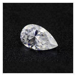 Losse diamanten zeer uitstekende briljant geslepen peer 2,5X1,6-6X4Mm Great Fire E-F kleur hoogwaardige Moissanite edelsteen synthetische Dhgarden Dhduh