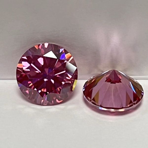 Diamants en vrac en gros couleur en vrac pierre rose rouge vert bleu VVS1 Lab diamant boucle d'oreille bague Bracelet collier bijoux fins 230808