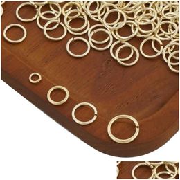 Losse Edelstenen 14K Gold Filled Open Ringetjes Voor Sieraden Maken En Connectors Split Ring Diy Drop Delivery Dhvwh