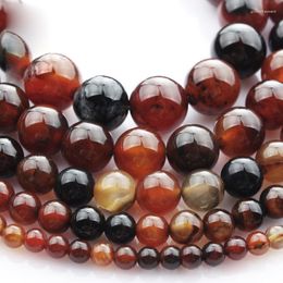 Pierres précieuses en vrac 15 "(38cm) Strand Round Natural Dream Agate Stone Rocks 4mm 6mm 8mm 10mm 12mm Perles de pierres précieuses pour la fabrication de bijoux Bracelet