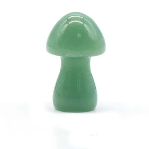 Pierres précieuses en vrac 35Mm Vert Aventurine Gemstone Scpture Décor Sculpture Champignon Poli Pierres Mignonnes Pour La Maison Jardin Pelouse Ya Dhm81