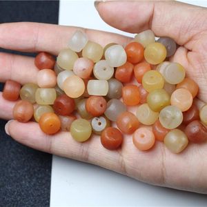 Losse Edelstenen 8 10mm Natuurlijke Kleurrijke Nefriet Tian Vat Kralen Voor Sieraden Maken Diy String Armband Kralen Ketting