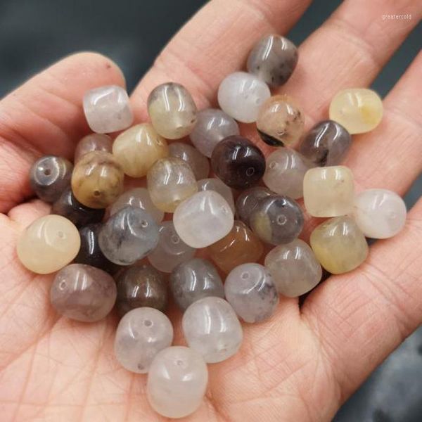 Pierres précieuses en vrac 8 8mm perles de baril violet naturel pour la fabrication de bijoux bricolage chaîne Bracelet perlé collier charme seau Jades perle