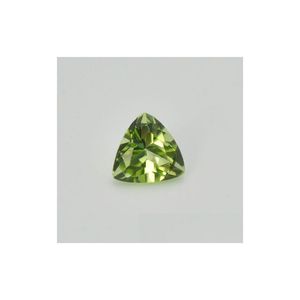 Pierres précieuses en vrac de grande taille 9x9-10x10 oeil clair trillion facette coupée pierre semi-précieuse cristal péridot pierre précieuse pour ensemble de bijoux Dhgarden Dhlfq