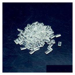 Piedras preciosas sueltas Piedras semipreciosas de cristal de cuarzo blanco natural 100% auténtico de alta calidad para la fabricación de joyas 3X5-6X8 mm C Dhgarden Dhoix