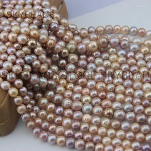 Pierres précieuses en vrac de haute qualité bon lustre couleur mélangée perles Edison baroques naturelles 12-14mm presque ronde grande perle pour la fabrication de bijoux de mariée