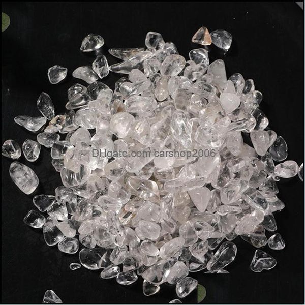 Piedras preciosas sueltas Joyas Cristal blanco natural para el hogar Tazón El jardín Decoración Piedra Hecho a mano Fabricación Diy Accesorios Dh61G