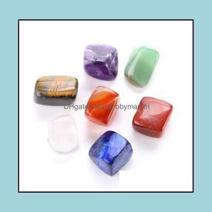 Gemystones en vrac Jln Yoga Reiki Stone de guérison Sept Chakra Natural Irregar Shape Semi Precious Gems minéraux Perles en vrac Drop Livraison Otubg