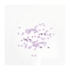 Pierres précieuses en vrac violet clair 50 pièces/lot 6-10 mm taille brillant rond 100% authentique cristal d'améthyste naturel gemme de haute qualité S Dhgarden Dhoia