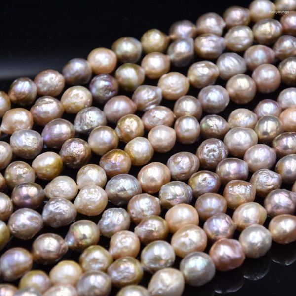 Pierres précieuses en vrac naturelles 11-13mm, perles d'eau douce baroques Keshi Reborn, perles multicolores pour la fabrication de colliers, vente en gros