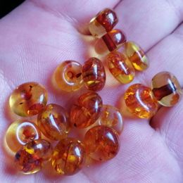 Losse Edelstenen Natuurlijke Baltische Bloem Amber Kralen Voor Sieraden Maken Diy Armband Ketting Bloemen Ambers Abacus Kraal Accessoires Sieraden