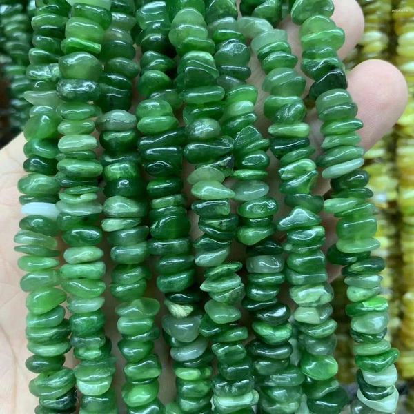 Pierres précieuses en vrac néphrite naturelle/jade canadien, perles de bricolage pour la fabrication de bijoux, brin de 15 pouces, vente en gros!